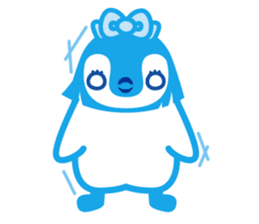 Bobbed Hair Penguin sticker #5399389