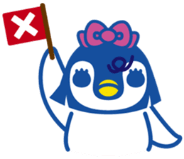 Bobbed Hair Penguin sticker #5399390