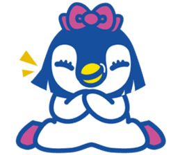 Bobbed Hair Penguin sticker #5399395