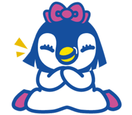 Bobbed Hair Penguin sticker #5399395