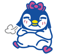 Bobbed Hair Penguin sticker #5399399