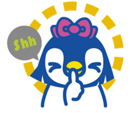 Bobbed Hair Penguin sticker #5399400