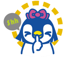 Bobbed Hair Penguin sticker #5399400