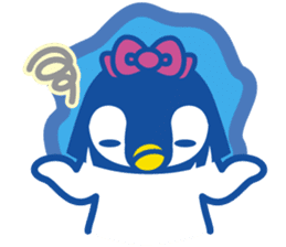 Bobbed Hair Penguin sticker #5399401