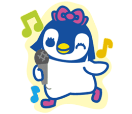 Bobbed Hair Penguin sticker #5399402