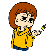 Cute Character Sticker sticker #5399540