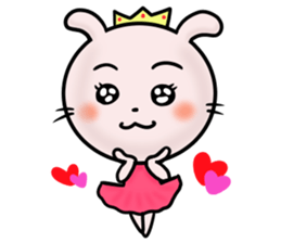 Princess of rabbit sticker #5399711