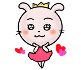 Princess of rabbit sticker #5399711