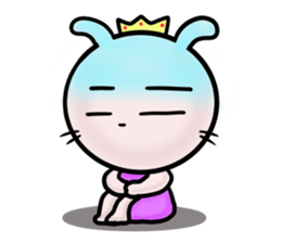 Princess of rabbit sticker #5399712