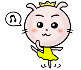 Princess of rabbit sticker #5399718