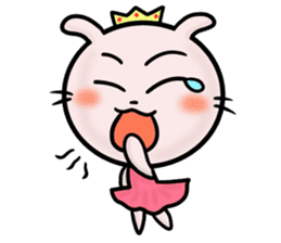 Princess of rabbit sticker #5399721