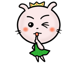 Princess of rabbit sticker #5399722
