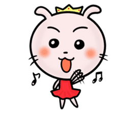 Princess of rabbit sticker #5399723