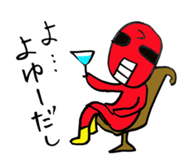 TSUYOGARI KAMEN sticker #5400078