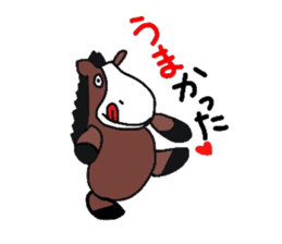 talking horse and his friends2 sticker #5400085