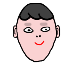 The 40 facial expressions sticker #5400204