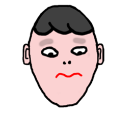 The 40 facial expressions sticker #5400205