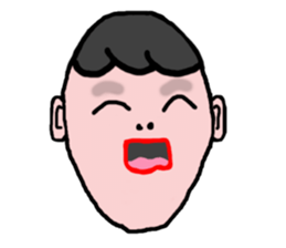 The 40 facial expressions sticker #5400209