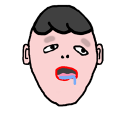 The 40 facial expressions sticker #5400211