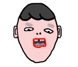 The 40 facial expressions sticker #5400212