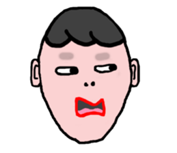 The 40 facial expressions sticker #5400216