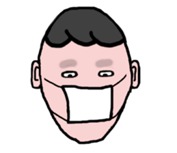 The 40 facial expressions sticker #5400225