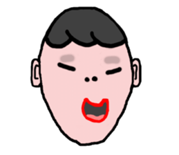 The 40 facial expressions sticker #5400229