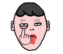 The 40 facial expressions sticker #5400232