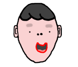 The 40 facial expressions sticker #5400233