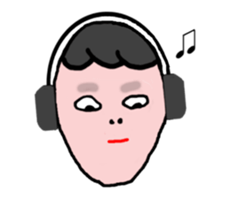 The 40 facial expressions sticker #5400234