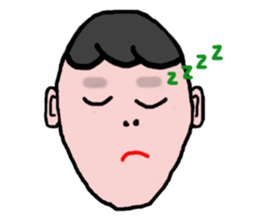 The 40 facial expressions sticker #5400238