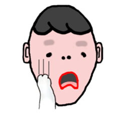 The 40 facial expressions sticker #5400239