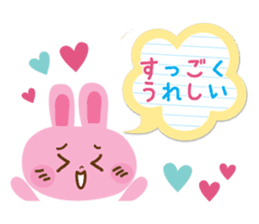 Lovelove Rabbit sticker #5400290
