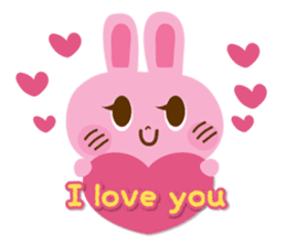 Lovelove Rabbit sticker #5400293