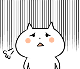 Feelings bare cat sticker #5400532