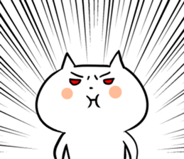 Feelings bare cat sticker #5400541