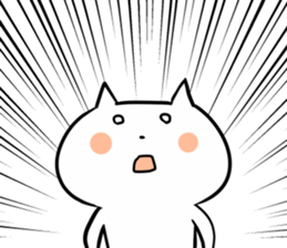 Feelings bare cat sticker #5400544