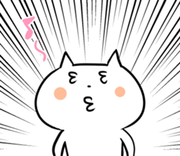 Feelings bare cat sticker #5400555