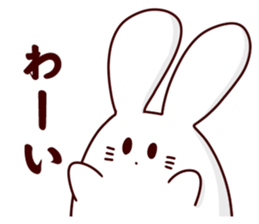 Short legs rabbit sticker #5401050