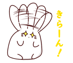 Short legs rabbit sticker #5401054