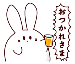Short legs rabbit sticker #5401057