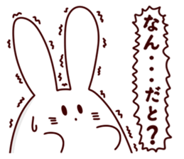 Short legs rabbit sticker #5401059