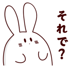 Short legs rabbit sticker #5401072
