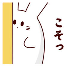 Short legs rabbit sticker #5401074