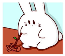 Short legs rabbit sticker #5401078