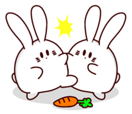 Short legs rabbit sticker #5401081
