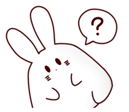Short legs rabbit sticker #5401082