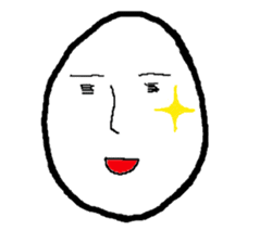 Face Egg sticker #5401484