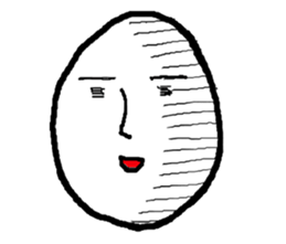 Face Egg sticker #5401485
