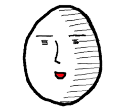 Face Egg sticker #5401485
